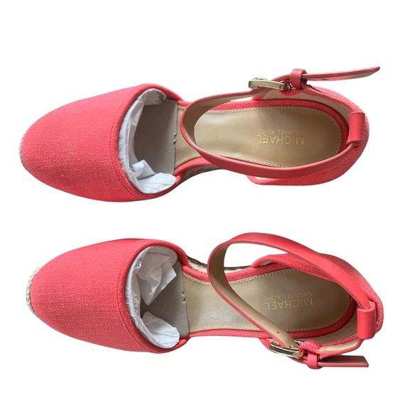 Michael Kors Kendrick Espadrille Wedge Pumps Size 7 - Picture 6 of 6